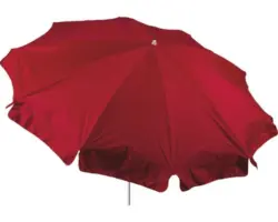 Sonnenschirm Marktschirm Ø 240 cm Polyester rot