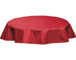 Tischdecke rund 120 cm, rot