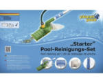 Hornbach Poolreinigungsset klein Planet Pool Kunststoff inkl. Reinigungsschwamm, Thermometer, Kescher, Theleskopstange mit Coroc Vac