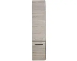 Hochschrank Sanox Straight 160x35 cm Eiche grau