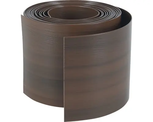 Sichtschutzstreifen PVC 200 x 9,5 cm nussbaum