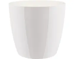 Übertopf elho Brussels Diamond Kunststoff Ø 20 H 19 cm weiß