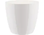 Hornbach Übertopf elho Brussels Diamond Kunststoff Ø 25 H 23 cm weiß
