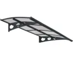 Hornbach ARON Vordach Baldino 223,5x139 cm anthrazit Polycarbonat