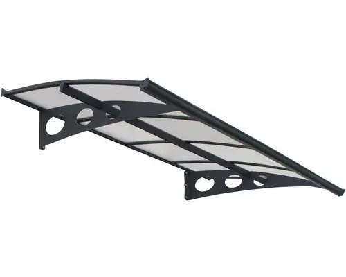 ARON Vordach Baldino 223,5x139 cm anthrazit Polycarbonat