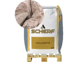 Marmorbruch 25-50 mm 1000 kg Bigbag rot-braun
