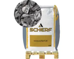 Marmorsplitt 16-25 mm 1000 kg Bigbag schwarz-weiß