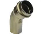 Hornbach Bogen Viega Sanpress 45° IA 22 mm Pressfitting inox 2326.1