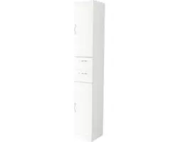 Hochschrank Baden Haus Bahia 190x30x33,5 cm weiß