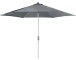 Hornbach Sonnenschirm Marktschirm Doppler Active Auto Tilt Waterproof mit Kurbelfunktion Ø 320 cm Polyester anthrazit