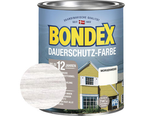 Dauerschutzfarbe Bondex morgenweiß 0,75 l