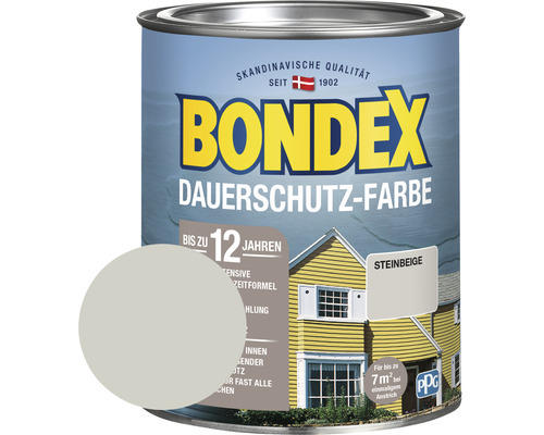 Dauerschutzfarbe Bondex stein-beige 0,75 l