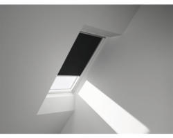 VELUX Verdunkelungsrollo uni schwarz manuell Rahmen aluminium DKL F08 3009S