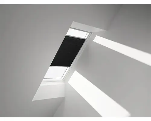 VELUX Wabenplissee uni schwarz manuell FHC F08 1047S