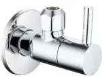 Hornbach Design-Eckventil veporit 1/2" rund chrom