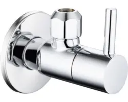 Design-Eckventil veporit 1/2" rund chrom