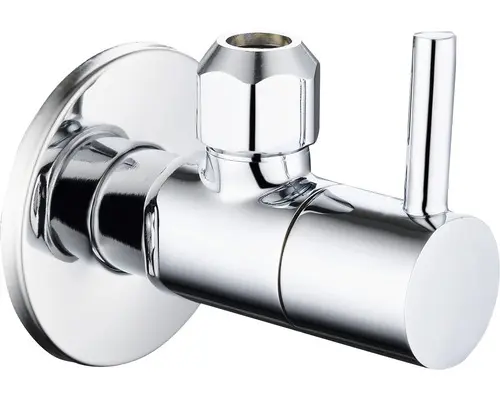 Design-Eckventil veporit 1/2" rund chrom