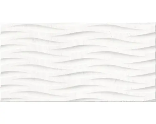 Feinsteinzeug Dekorfliese Varana 32,0x62,5 cm weiß matt