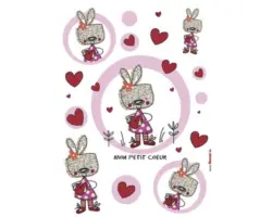 Wandtattoo Mon Petit Coer 50x70 cm