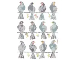 Wandtattoo Doves 50x70 cm