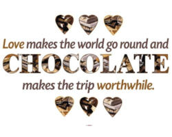 Wandsticker Chocolate 50x70 cm