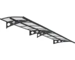 Hornbach ARON Vordach Baldino 447x139 cm anthrazit Polycarbonat