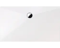 Extraflaches Rechteck-Duschwannen-Set Schulte D204812 80x120x2,5 cm weiß