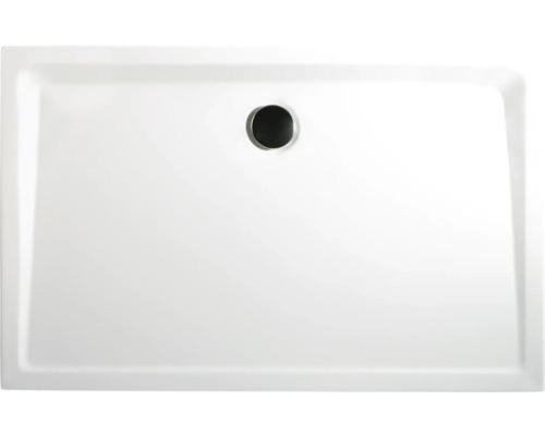 Extraflaches Rechteck-Duschwannen-Set Schulte D212910 90x100x4 cm weiß