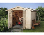 Hornbach Gartenhaus weka 316 Gr.4 mit Fußboden 254 x 250 cm natur