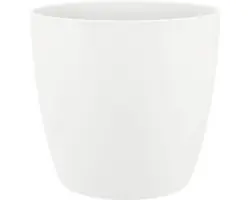 Übertopf elho Brussels Kunststoff Ø 10,5 cm weiß