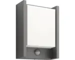 Hornbach LED Außenwandleuchte Arbour 1x6,5 Watt anthrazit mit Bewegungssensor