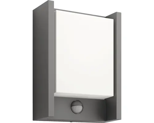 LED Außenwandleuchte Arbour 1x6,5 Watt anthrazit mit Bewegungssensor