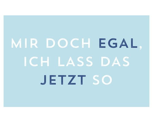 Dekomagnet Mir Doch Egal 5,5x8,5 cm