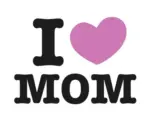 Hornbach Dekomagnet I Love Mom 5,5x8,5 cm