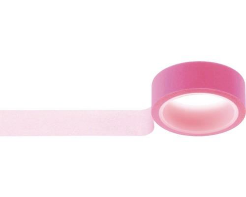 Klebeband Washi Tape 15 mm x 5 m neonpink