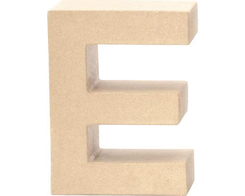 Buchstabe E Pappe 17,5x5,5 cm