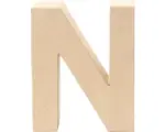 Hornbach Buchstabe N Pappe 17,5x5,5 cm