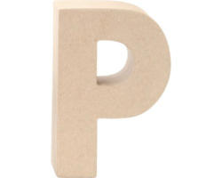 Buchstabe P Pappe 17,5x5,5 cm