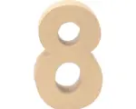 Hornbach Zahl 8 Pappe 17,5x5,5 cm