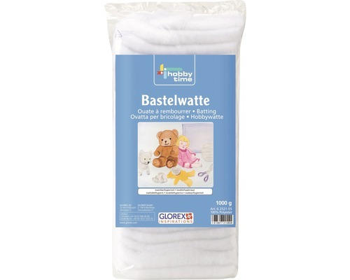 Bastelwatte 1000 g weiß