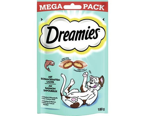 Katzensnack WHISKAS Dreamies mit Lachs 180g