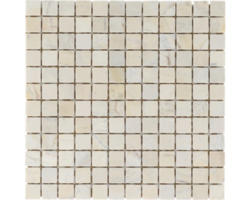 Natursteinmosaik Yellow Sun 30,0x30,0 cm beige