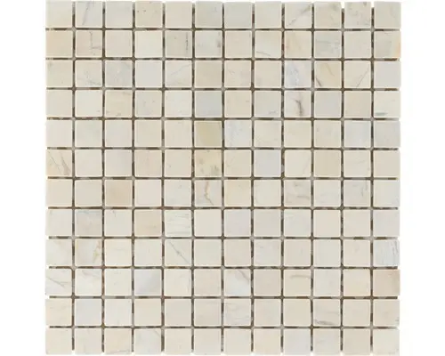 Natursteinmosaik Yellow Sun 30,0x30,0 cm beige