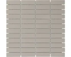 Feinsteinzeugmosaik 28,6x29,5 cm hellgrau