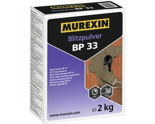 Blitzmontagemörtel Murexin Blitzpulver BP 33 2 kg