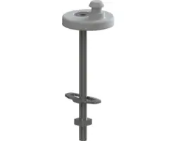 Ersatzscharnier Mkw B970-0099 weiß