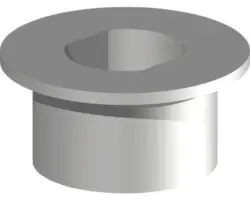 Ersatzwischenstück Mkw B988-0099 für WC-Sitz weiß