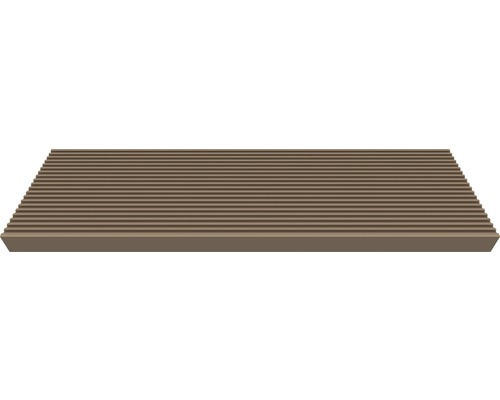Einzelstufe für Außentreppe Pertura Tallis Trimax braun 80x22x4 cm