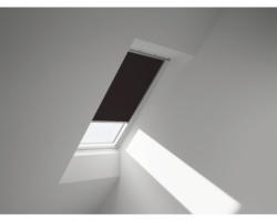 VELUX Verdunkelungsrollo uni dunkelbraun manuell Rahmen aluminium DKL PK08 4559S