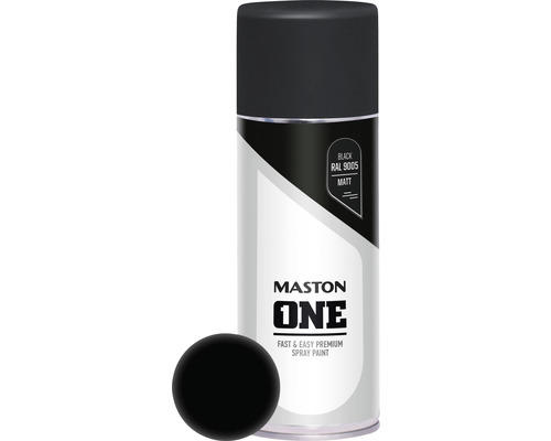 Sprühlack Maston ONE matt RAL9005 schwarz 400 ml